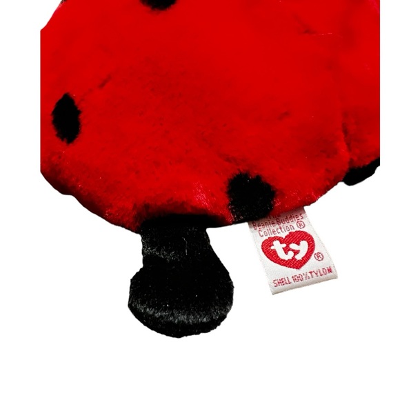 LUCKY The LADYBUG Plush ty Beanie Baby 1999  hang tag  and tush tag. - Picture 3 of 3